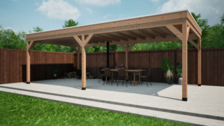 Douglas overkapping Verando, , 400*800cm